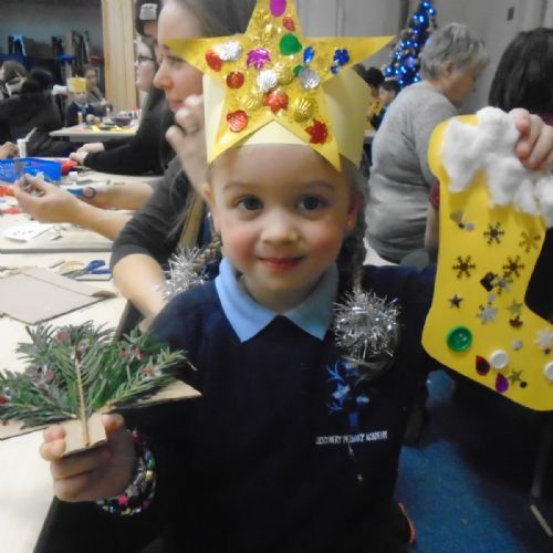Reception Christmas Singing and Crafts 2019